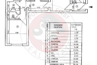 Apartament cu 4 camere semidecomandat în Bucureștii Noi