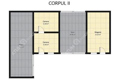 Casa cu 4 camere si 1650 mp teren in Porumbacu de Jos jud Sibiu - 8