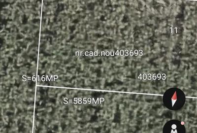 Teren de 616 mp, în Exterior Vest