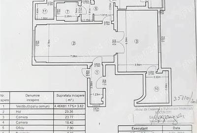 Apartament cu 3 camere semidecomandat în Obor