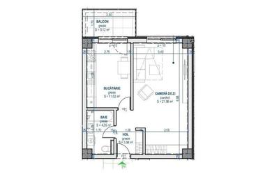Rasfata-te cu rafinamentul! 1 camera in BLOC NOU, finisaje premium - 2