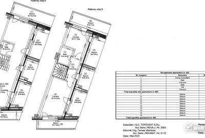Apartament et 8+9 in Wings, 2 dormitoare, 2 bai, 75mp terase, 2 parcari - 9