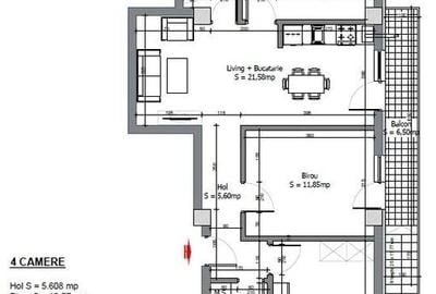 Apartament 4 camere Otopeni Central, nou, 2 locuri de parcare subterane - 13
