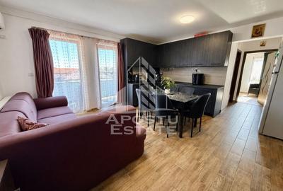 Apartament cu 2 camere semidecomandat, mobilat în Giroc