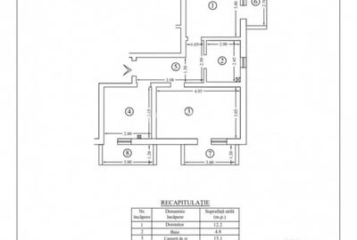 Apartament cu 2 camere decomandat, mobilat în Frumoasa - 2