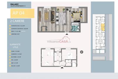 Apartament cu 2 camere decomandat în Theodor Pallady - 2