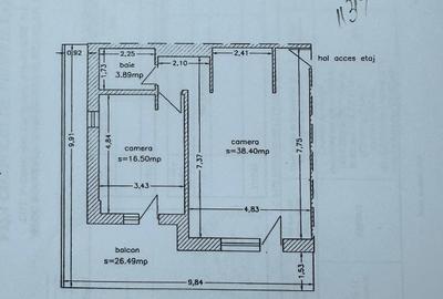 Apartament cu 2 camere semidecomandat în Neptun - 12