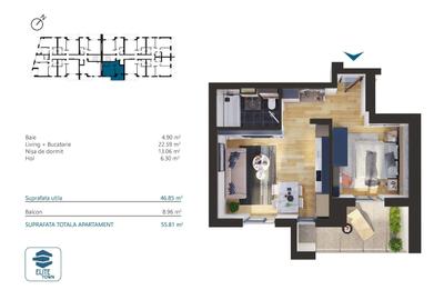 Apartament cu 2 camere semidecomandat în Torontalului - 3