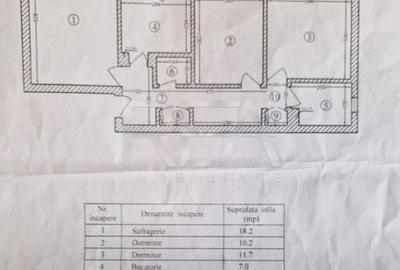 Apartament 3 camere, decomandat- Str Liniei, Gorjului Apartament 3 camere, decomandat- Str Liniei, Gorjului - 1