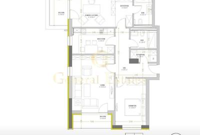 Apartament cu 3 camere, mobilat în Astra - 14