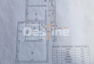 Apartament cu 3 camere decomandat în Nicolina - 10