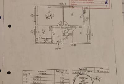 Apartament cu 3 camere decomandat în Central