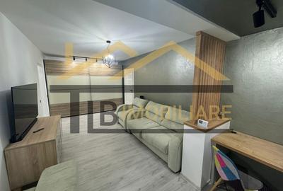 Apartament cu 2 camere semidecomandat, mobilat în Aleea Carpați
