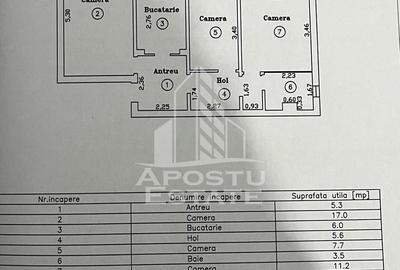 Apartament 3 camere,centrala proprie, recent renovat,zona Aradului - 20