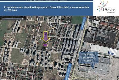 Teren Construcții intravilan de 2391 mp, în Tractorul - 3