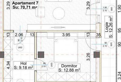 Apartament cu 3 camere în Central - 1