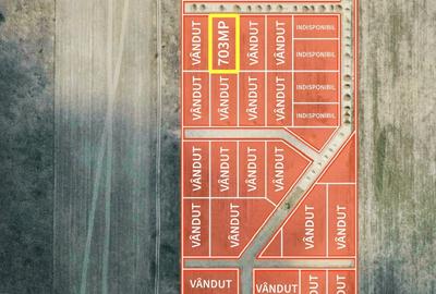 Teren Construcții intravilan de 678 mp, în Albina - 3