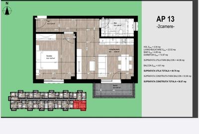 Apartament 2 camere OTOPENI. Direct Dezvoltator! SUPER PREȚ! - 7