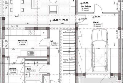 Casă cu 4 camere în Chinteni - 7