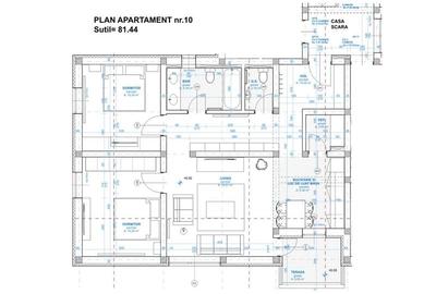 DE INCHIRIAT Apartament 3 camere, 2 bai, str P.Tutea Dumbravita - 11