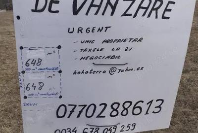 Teren de 1296 mp, în Vâlcele - 3