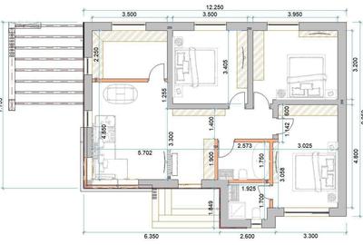TVA inclus | Case PARTER 4 camere Trivale | Teren 465 mp | Util 120 mp - 4
