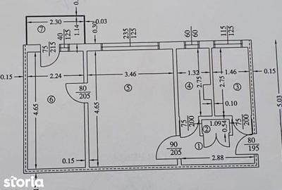 Apartament cu 2 camere în Nord - 4