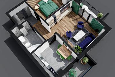 Apartament cu 2 camere decomandat în Miroslava - 7