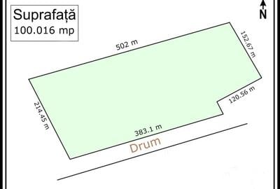 Slobozia - zona Garii - 100000mp teren intravilan - toate utilitatile - 1