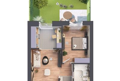 Apartament cu 2 camere decomandat în Theodor Pallady - 1