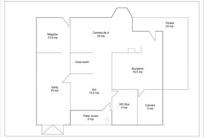 Casă P+M la cheie cu garaj - 14