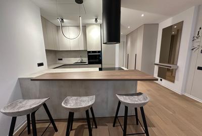 Apartament cu 3 camere semidecomandat, mobilat în Floreasca