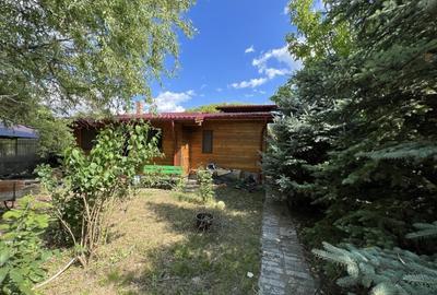 Casa-langa studiourile Buftea, 2 constructii, curte cu pomi, 2500mp, langa lac