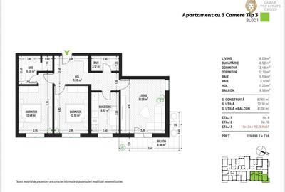 Apartament 3 camere Nou Direct Dezvoltator - 32