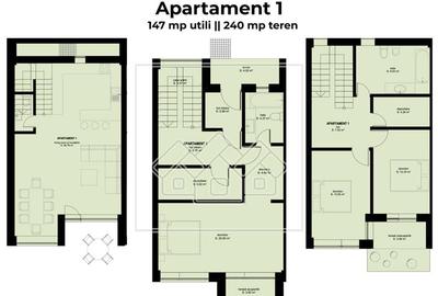 Casa de vanzare in Sibiu - concept deosebit - 147 mp utili - Gusterita - 3