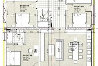 Apartament cu 3 camere decomandat în Central - 3