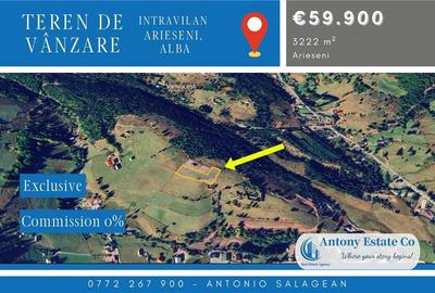 Teren Construcții intravilan de 3222 mp, în Galbena