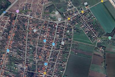 Teren, Giarmata, pt casa, duplex, 980mp, FS=23,6m, utilitati - 1