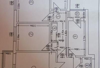 Apartament cu 3 camere decomandat în Central