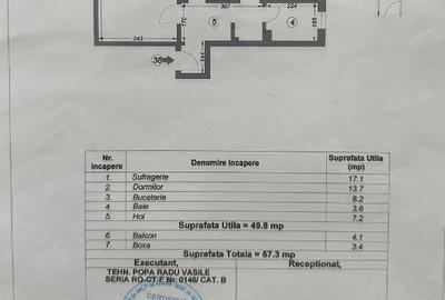 Apartament cu 2 camere decomandat în Tomis Nord - 7