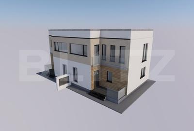 Duplex modern, 2 camere, 110 mp utili, 220 mp, teren, zona Burdujeni