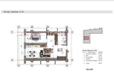 De vanzare 2 camere Trapezului Sector 3 - 7