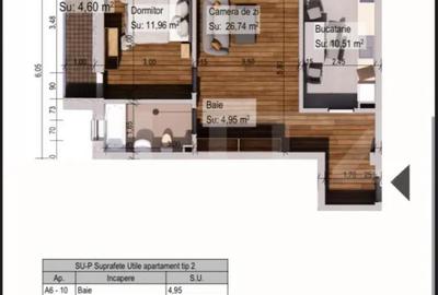 Apartament cu 2 camere semidecomandat în Burdujeni - 2