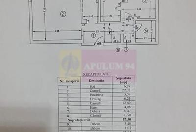 Vanzare apartament 2 camere in Piata Alba Iulia-stradal - 12