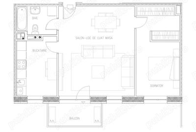 Apartament cu 2 camere decomandat în Morarilor - 8