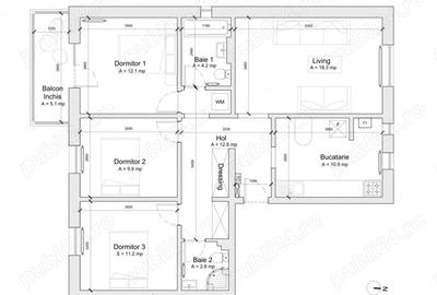 Apartament 4 Camere - Faleza Nord - 5 Minute De Plaja ! - 8