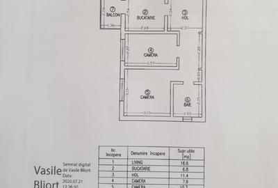Apartament cu 3 camere decomandat în Păcurari