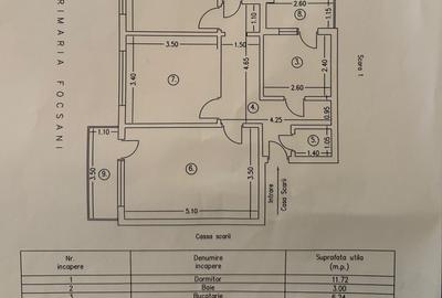 Apartament cu 3 camere decomandat în Sud - 9