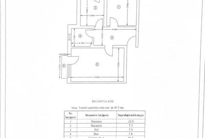 Apartament cu 2 camere decomandat în Frumoasa - 1