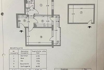 Apartament cu 2 camere decomandat în Central - 3